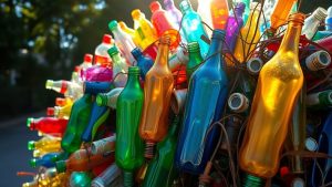 Transformarea obiectelor vechi în artă vizuală.