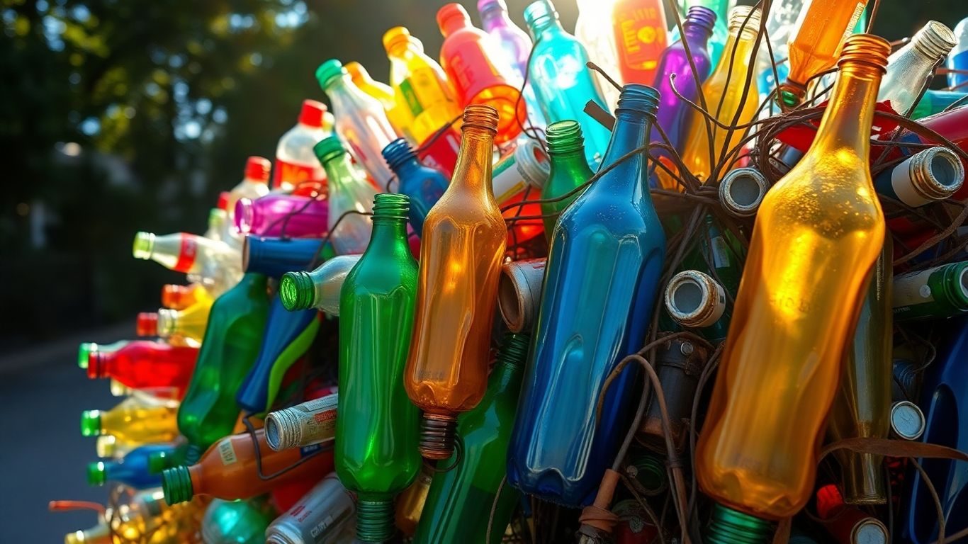 Transformarea obiectelor vechi în artă vizuală.