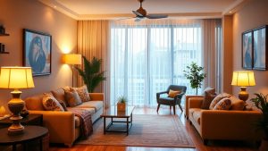 Sufragerie luminată cald, surse de lumină relaxante acasă