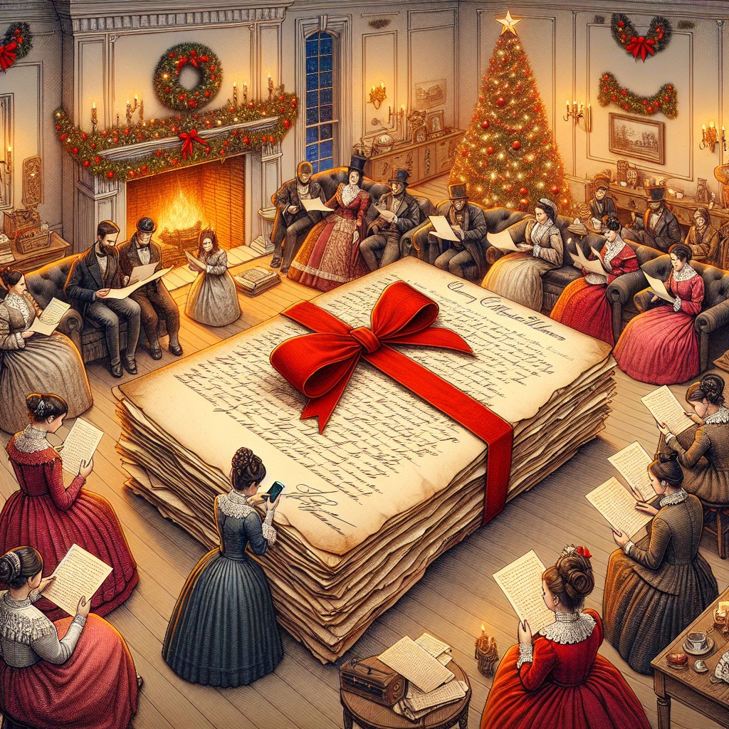 Scrisori istorice de Crăciun reinterpretate pentru sărbători moderne
